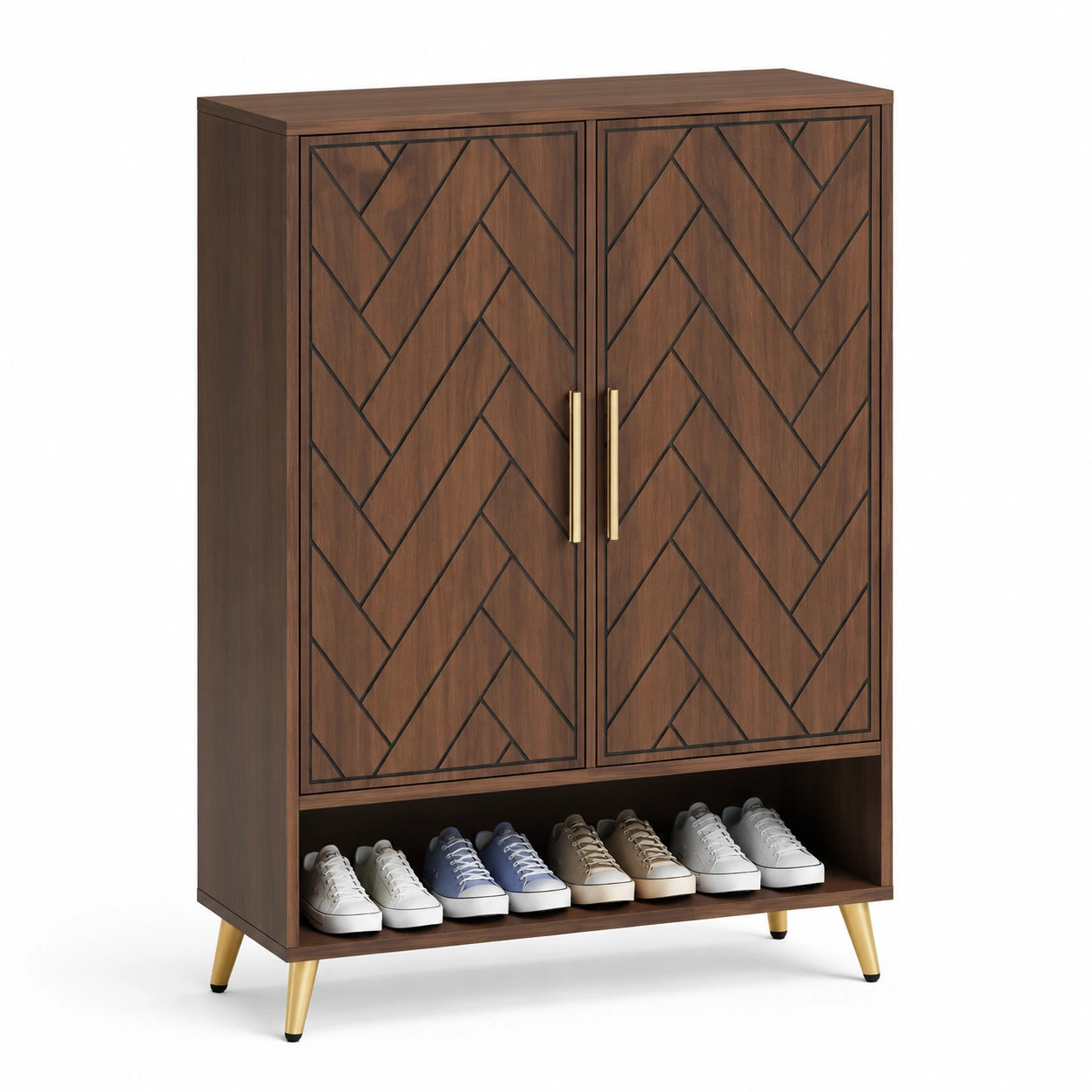 armoire-a-chaussures-avec-etageres-reglables-et-portes-diamvi1328wk